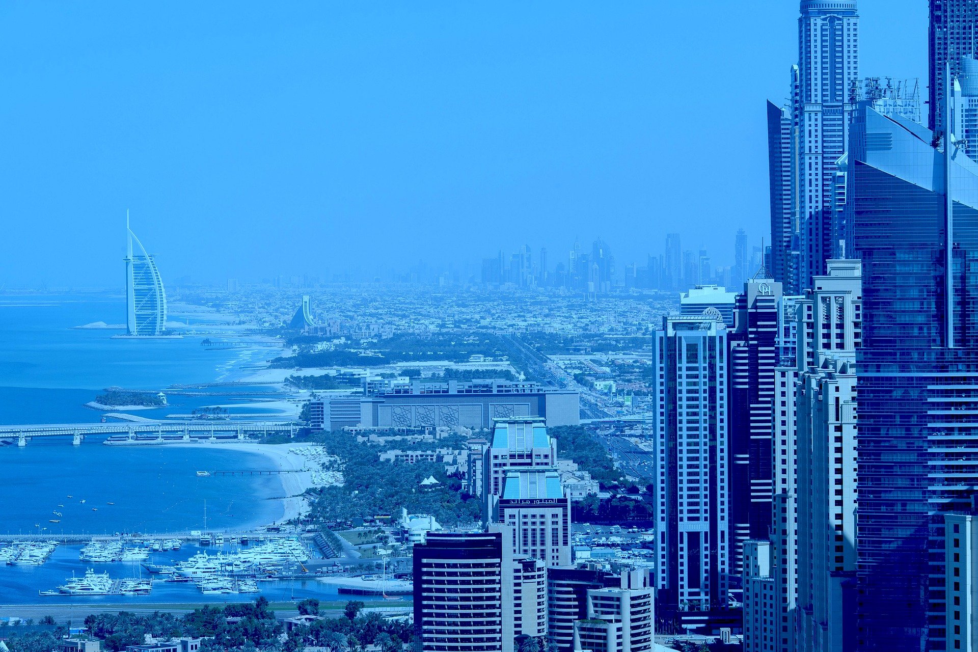 Dubai Skyline and Commercial Buildings