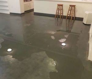 basement water leak