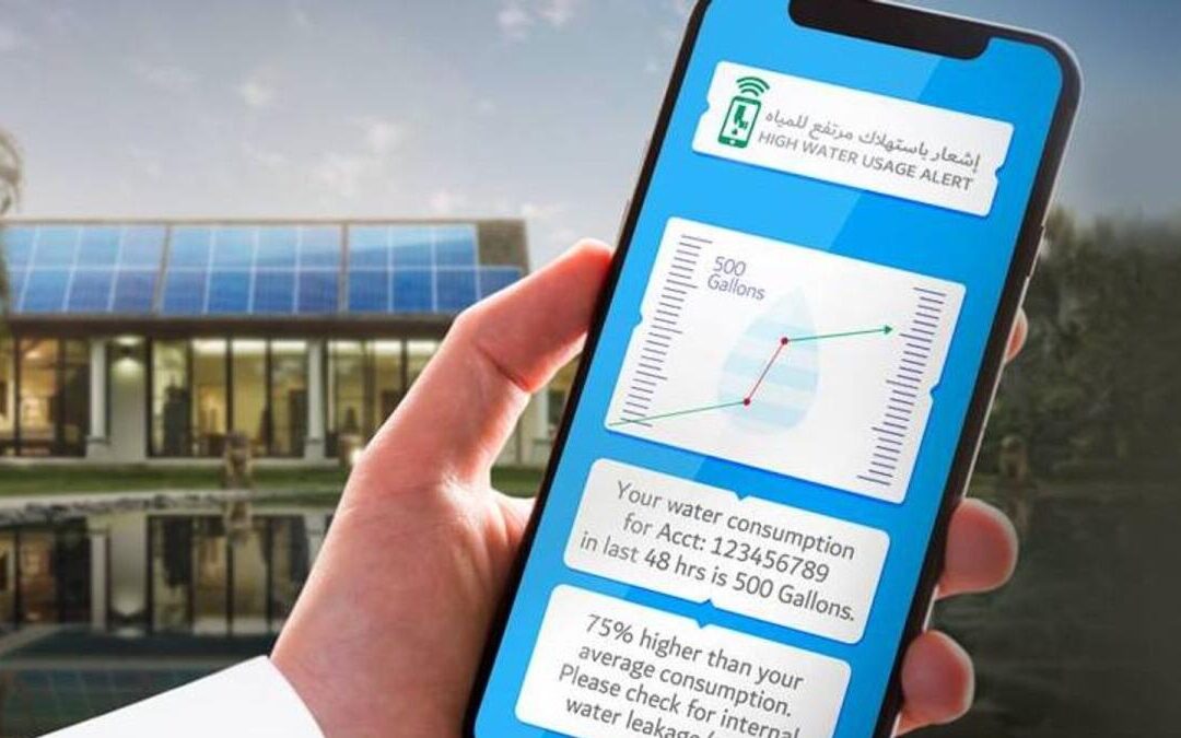 DEWA high water usage alert