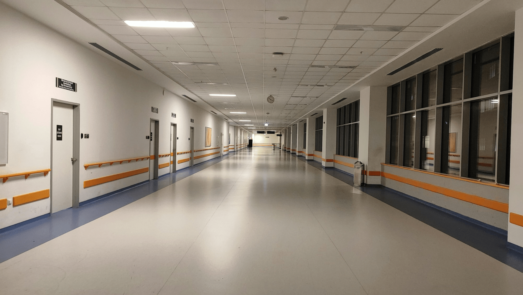 hospital corridor leak detection