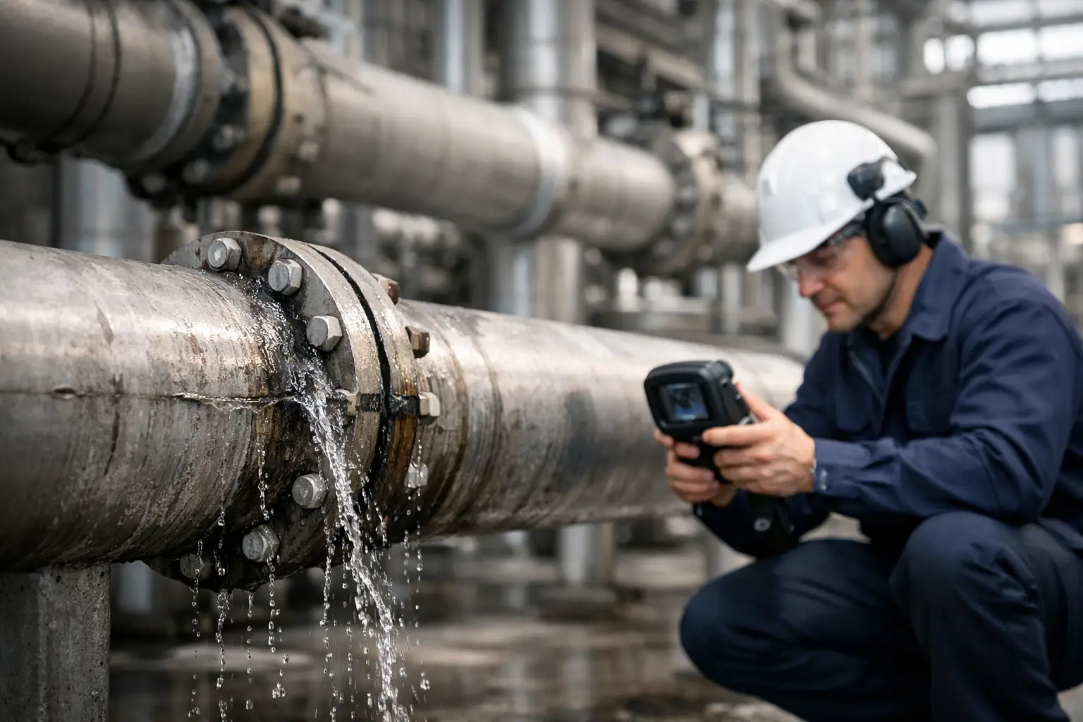 Industrial Pipe Leak Survey for Less Downtime Industrial Pipe Leak Survey for Less Downtime