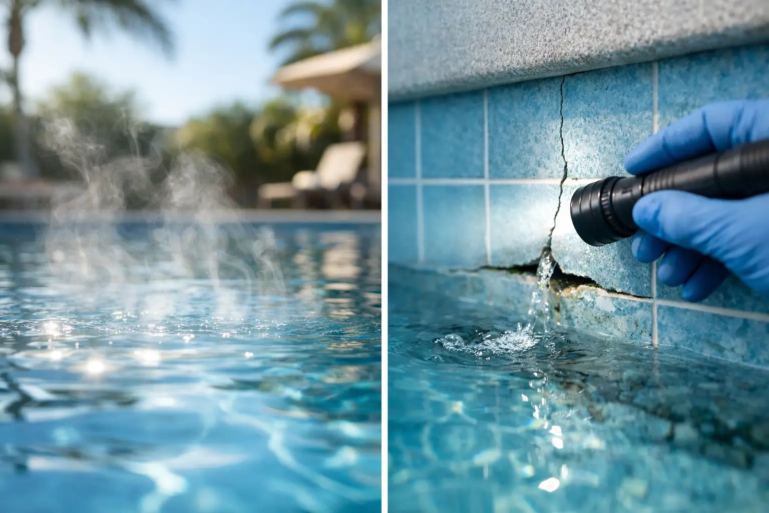 Pool Water Loss: Evaporation or a Hidden Leak? Pool Water Loss: Evaporation or a Hidden Leak?